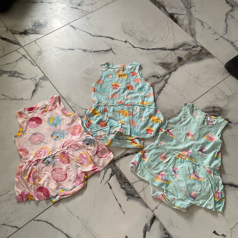 Colorful Baby Rompers Set - Picture 1 of 4